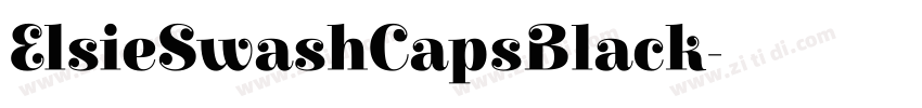 ElsieSwashCapsBlack字体转换 ElsieSwashCapsBlack字体转换