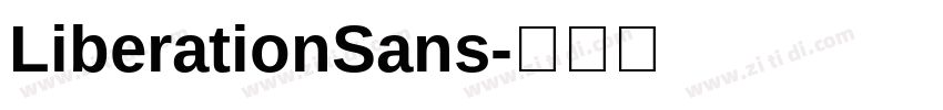 LiberationSans字体转换