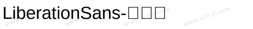 LiberationSans字体转换