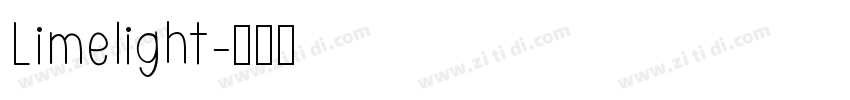 Limelight字体转换