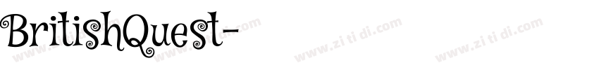 BritishQuest字体转换