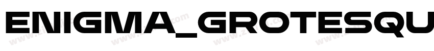 Enigma_Grotesque字体转换