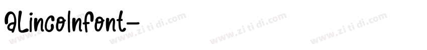 ALincolnFont字体转换