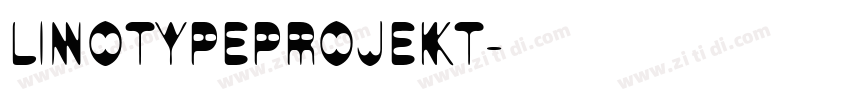 LinotypeProjekt字体转换