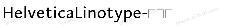 HelveticaLinotype字体转换