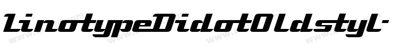 LinotypeDidot0ldstyl字体转换