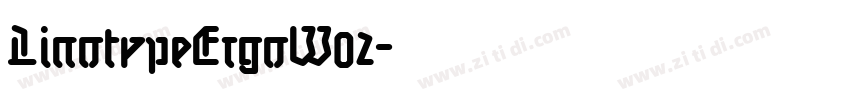 LinotypeErgoW02字体转换
