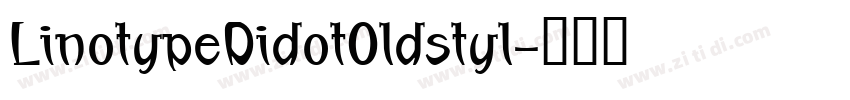 LinotypeDidot0ldstyl字体转换