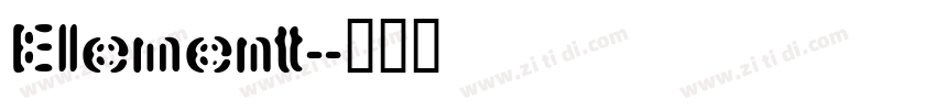 Element字体转换