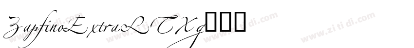 ZapfinoExtraLTX字体转换 ZapfinoExtraLTX字体转换