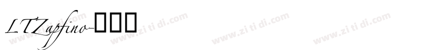 LTZapfino字体转换 LTZapfino字体转换