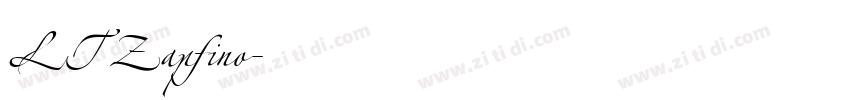 LTZapfino字体转换 LTZapfino字体转换