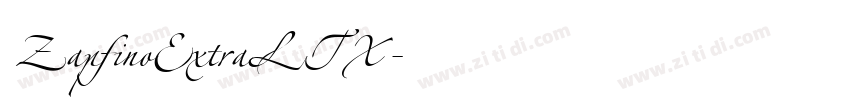 ZapfinoExtraLTX字体转换 ZapfinoExtraLTX字体转换