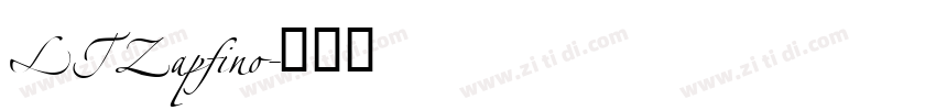 LTZapfino字体转换 LTZapfino字体转换