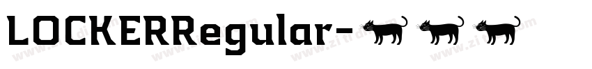 LOCKERRegular字体转换