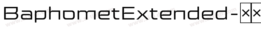 BaphometExtended字体转换