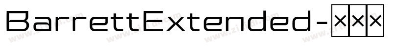 BarrettExtended字体转换