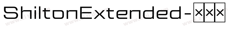 ShiltonExtended字体转换