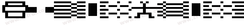 TreacyfacesSamples字体转换