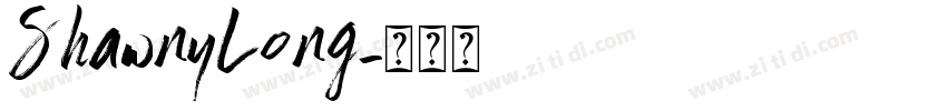 ShawnyLong字体转换