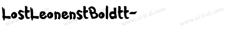 LostLeonenstBoldtt字体转换