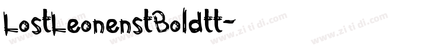 LostLeonenstBoldtt字体转换