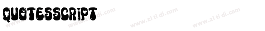 QuotesScript字体转换
