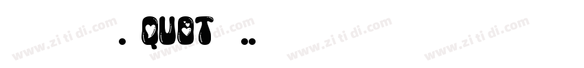 莫大毛筆((.(quot;)..字体转换