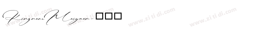 KingnamMaiyuan字体转换