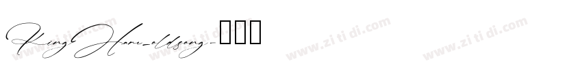 KingHam_oldsong字体转换