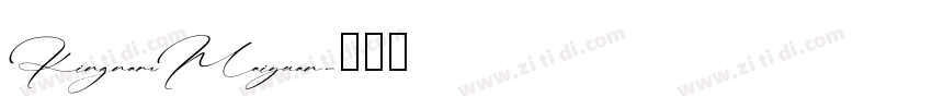 KingnamMaiyuan字体转换
