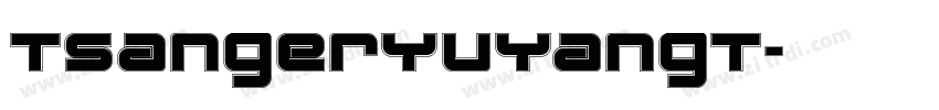 TsangerYuYangT字体转换