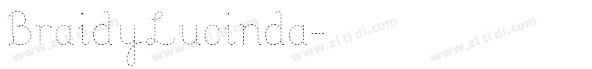 BraidyLucinda字体转换