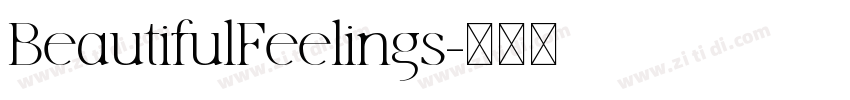 BeautifulFeelings字体转换