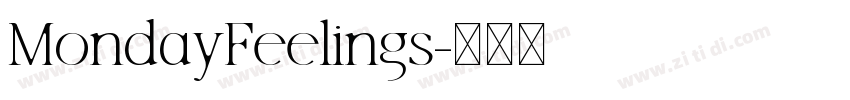 MondayFeelings字体转换
