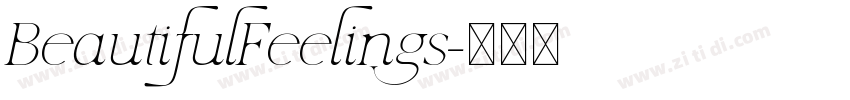 BeautifulFeelings字体转换