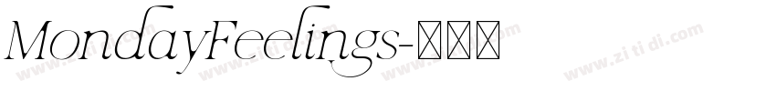 MondayFeelings字体转换