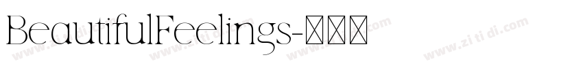BeautifulFeelings字体转换