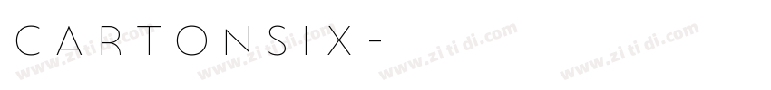 CartonSix字体转换