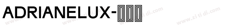 AdrianeLux字体转换