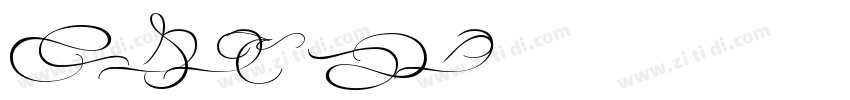 LUXURIOUS字体转换
