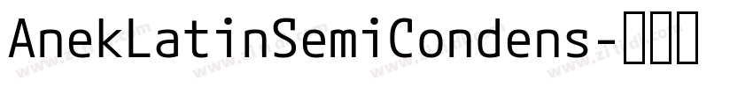 AnekLatinSemiCondens字体转换