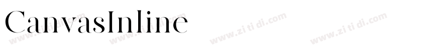 CanvasInline字体转换 CanvasInline字体转换