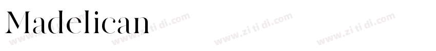 Madelican字体转换