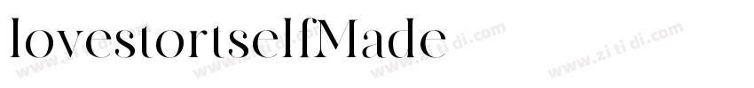 lovestortselfMade字体转换