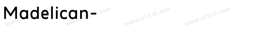 Madelican字体转换