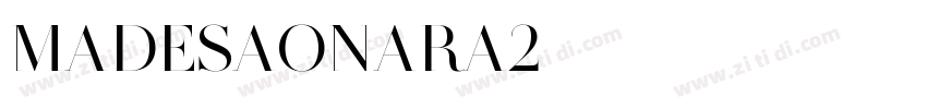 MADESAONARA2字体转换