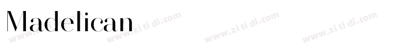 Madelican字体转换