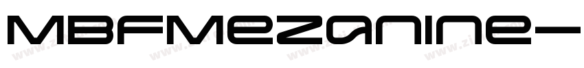 MBFMezanine字体转换