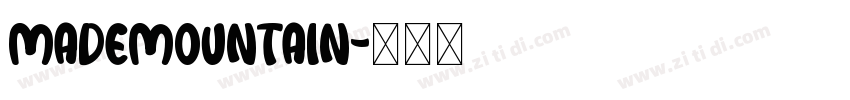 MADEMountain字体转换